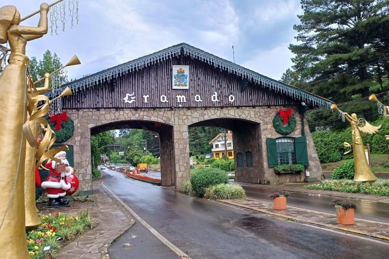 Foto real de Natal Luz de Gramado