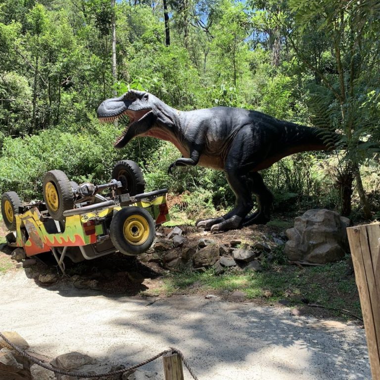 Foto real de Vale dos Dinossauros