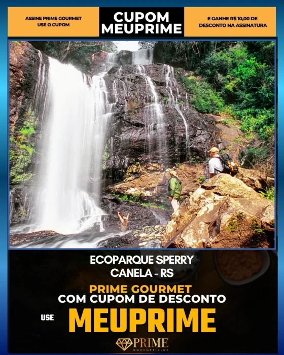 Ecoparque Sperry em Canela, RS - cupom Prime Gourmet MEUPRIME com R$10 de desconto